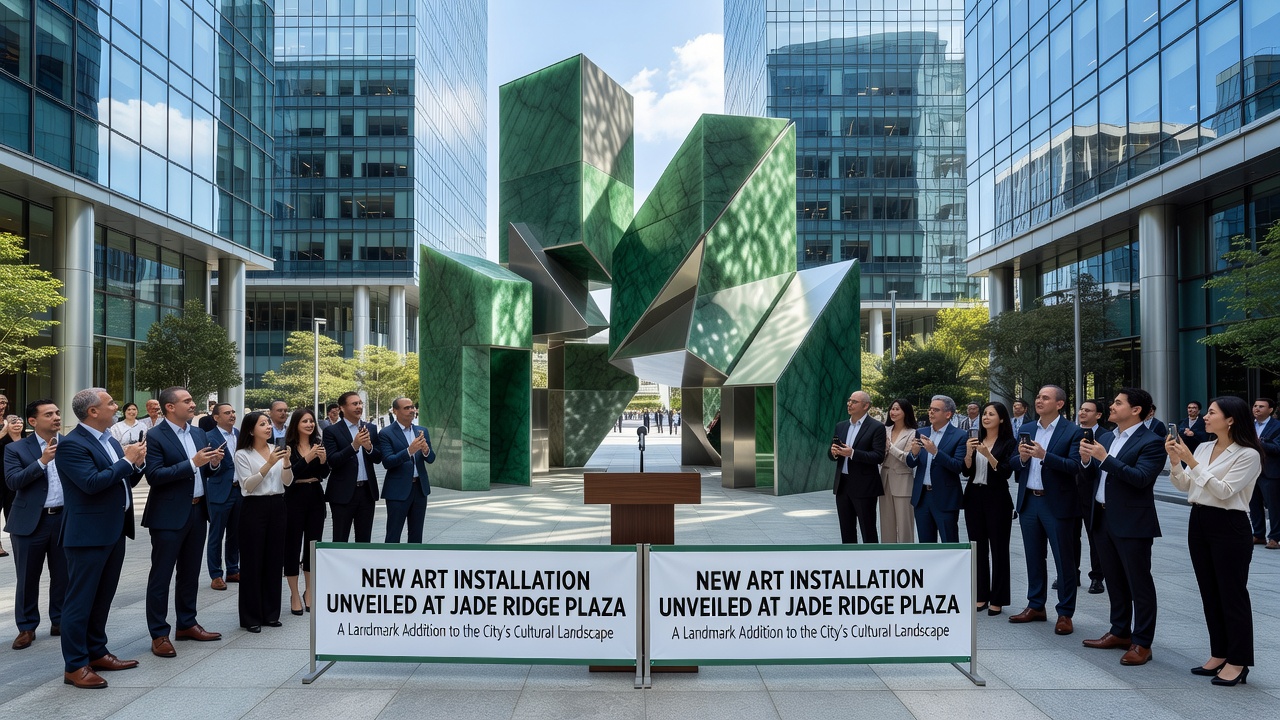 New Art Installation Unveiled at Jade Ridge Plaza